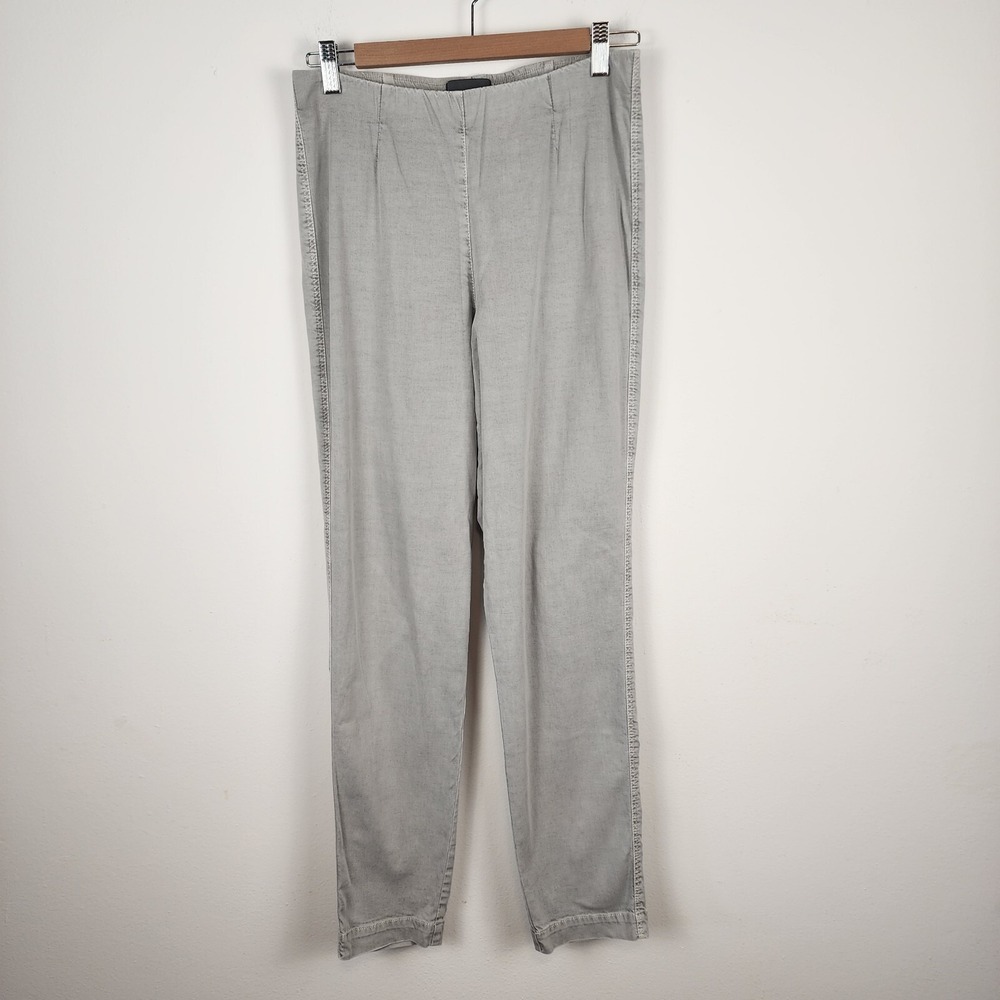 Oska Slim Leg Gray Elastic High‎ Waist Pants Women's Size 1 (US 4/6)